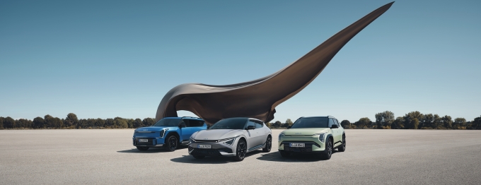 Gamme Kia électrifiée.