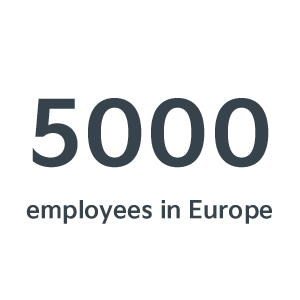5000 Employees in Europe
