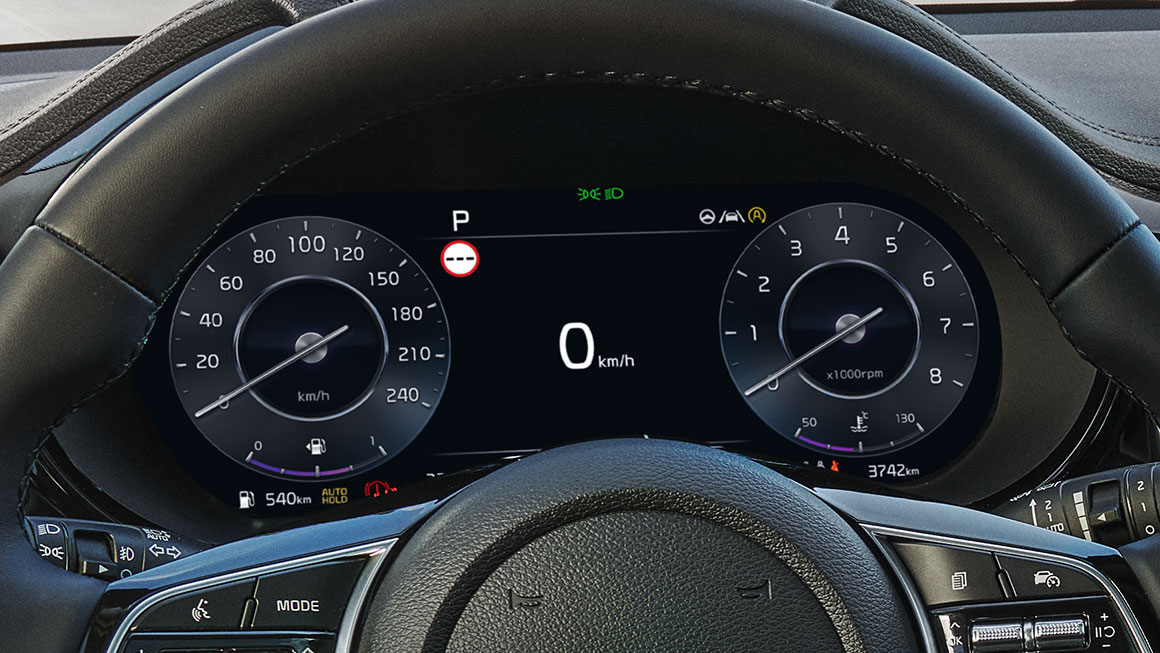 full digital instrument cluster