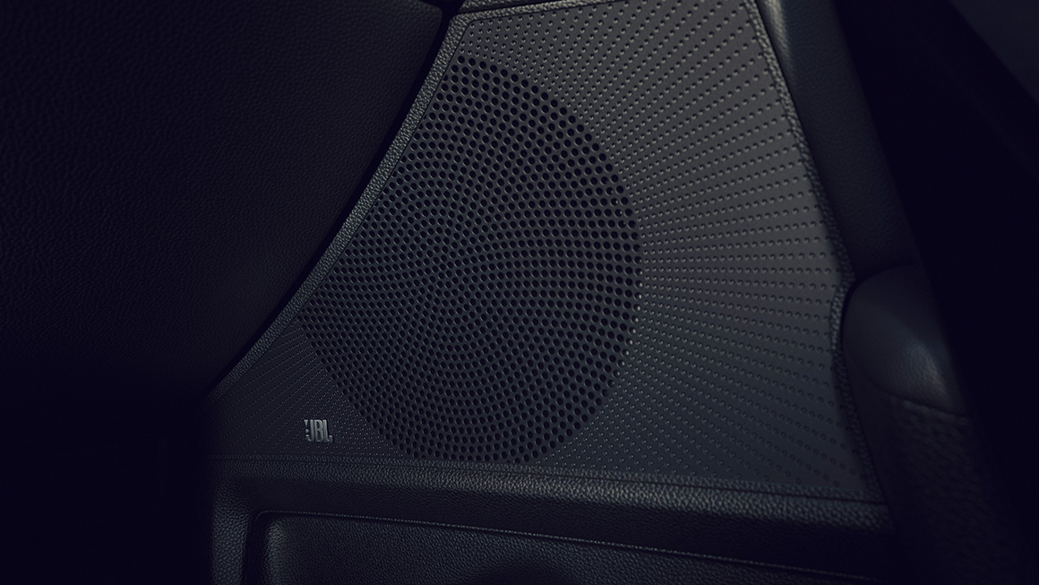 JBL Premium Sound System, Lautsprecher, Nahaufnahme
