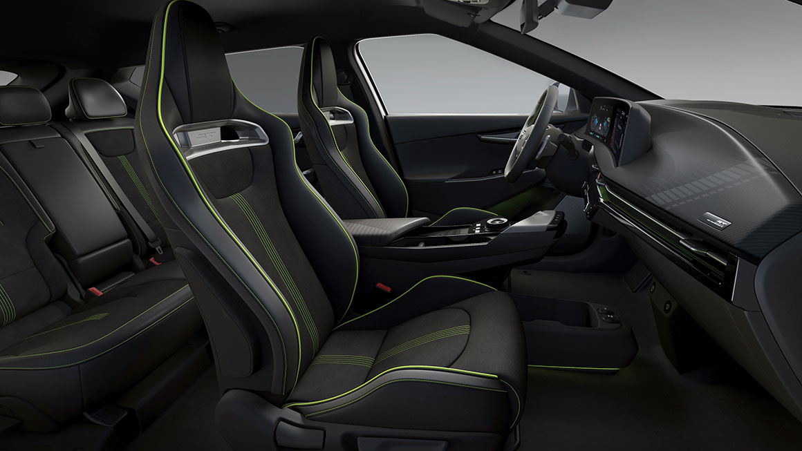Interni di Kia EV6 GT, sedili Relaxation