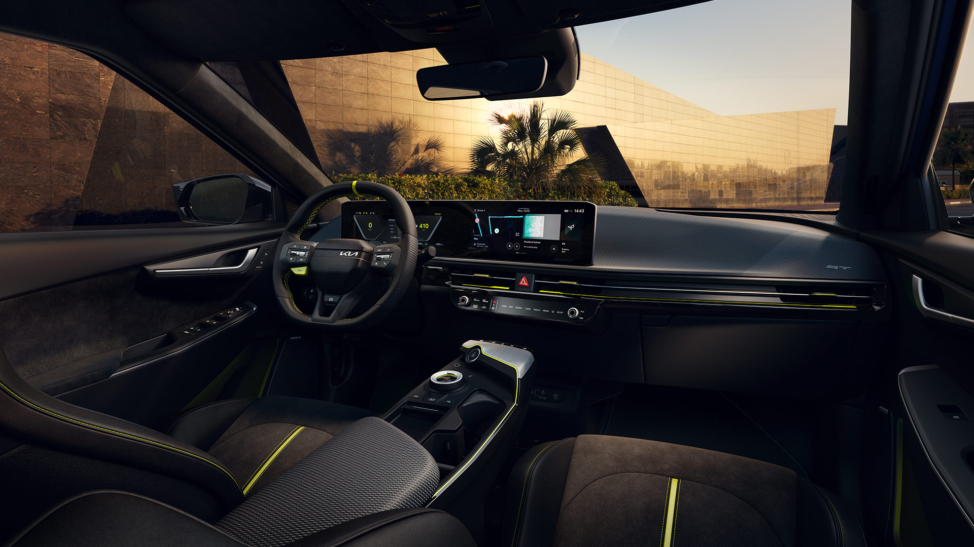Sport-infused interior enhancements