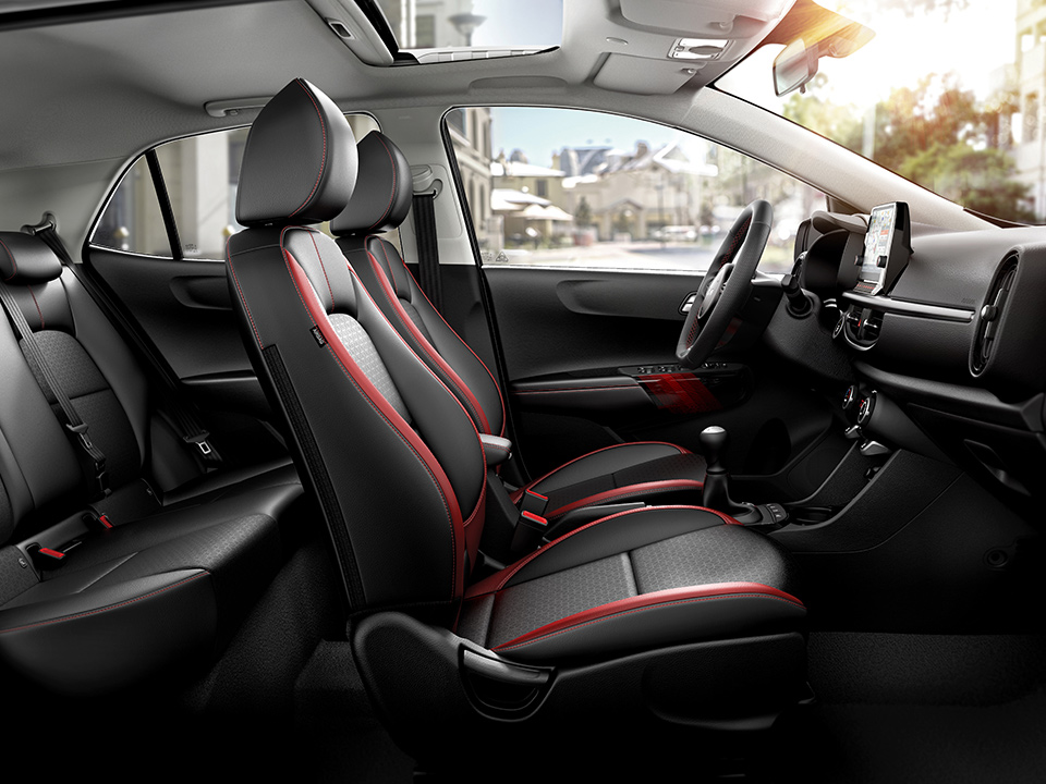 L’habitacle généreux de la Kia Picanto