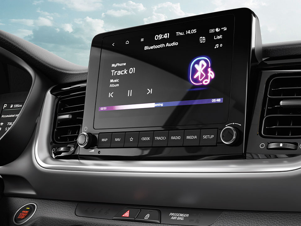 8" touchscreen infotainment